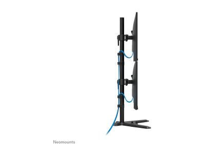 Neomounts : DS45-600BL2V DUAL MONITOR STAND - 10-32IN - 0-9 KG19 8 LBS (2X)