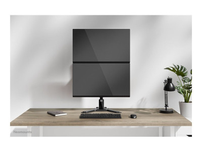 Neomounts : DS45-600BL2V DUAL MONITOR STAND - 10-32IN - 0-9 KG19 8 LBS (2X)