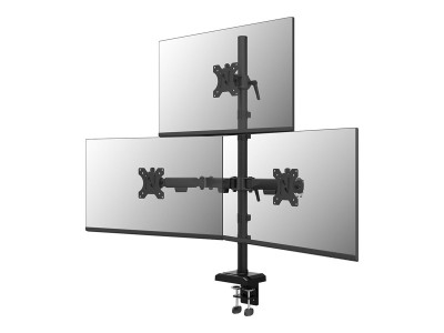 Neomounts : DS60-600BL2-1 TRIPLE MONITOR ARM - 10-32IN - 0-9 KG19 8 LBS (
