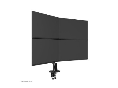Neomounts : DS60-600BL2-2 QUADRUPLE MONITOR ARM - 10-32IN - 0-8 KG17 6 LBS (