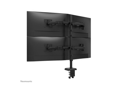 Neomounts : DS60-600BL2-2 QUADRUPLE MONITOR ARM - 10-32IN - 0-8 KG17 6 LBS (