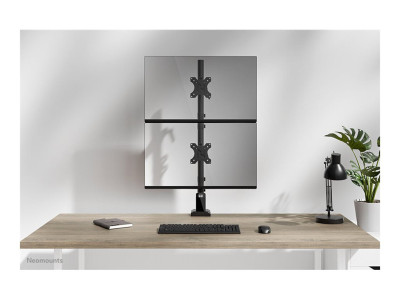 Neomounts : DS60-600BL2V DUAL MONITOR ARM - 10-32IN - 0-9 KG19 8 LBS (2X) -
