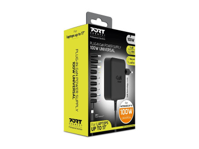 Port Design : POWER SUPPLY GAN 100W - PLUG - UNIVERSAL - EU