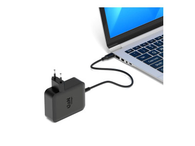Port Design : POWER SUPPLY GAN 100W - TYPE C - PLUG - EU
