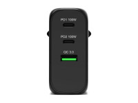 Port Design : WALL CHARGER TYPE C PD 100W GAN + CTOC cable 2 M - EU Port Design : WALL CHARGER TYPE C PD 100W GAN + CTOC cable 2 M - EU