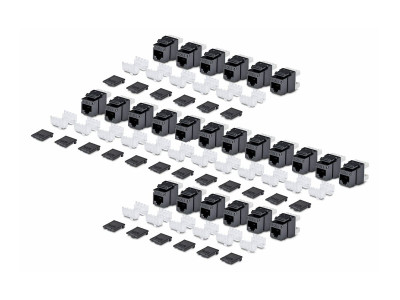 Startech : CAT6 UTP KEYSTONE JACK 24-PACK180-DEGREE 110 PUNCH DOWN