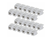 Startech : CAT6 UTP KEYSTONE JACK 24-PACK180-DEGREE 110 PUNCH DOWN