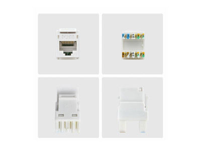 Startech : CAT6 UTP KEYSTONE JACK 24-PACK180-DEGREE 110 PUNCH DOWN