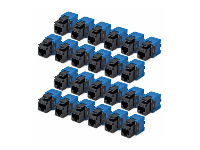 Startech : CAT6 UTP KEYSTONE JACK 24-PACK180-DEGREE TOOLLESS BLACK