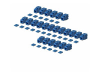 Startech : CAT6 UTP KEYSTONE JACK 24-PACK180-DEGREE TOOLLESS BLUE