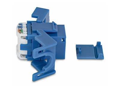Startech : CAT6 UTP KEYSTONE JACK 24-PACK180-DEGREE TOOLLESS BLUE