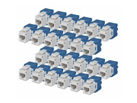 Startech : CAT6 UTP KEYSTONE JACK 24-PACK180-DEGREE TOOLLESS WHITE
