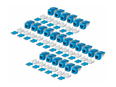 Startech : CAT6 UTP KEYSTONE JACK 24-PACK90-DEGREE 110 PUNCH DOWN