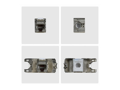 Startech : CAT6A STP KEYSTONE JACK 10-PACK180-DEGREE/TOOLLESS/SHIEL
