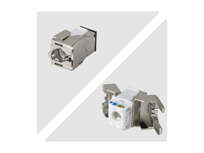 Startech : CAT6A STP KEYSTONE JACK 10-PACK180-DEGREE/TOOLLESS/SHIEL