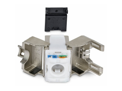 Startech : CAT6A STP KEYSTONE JACK 10-PACK180-DEGREE/TOOLLESS/SHIEL