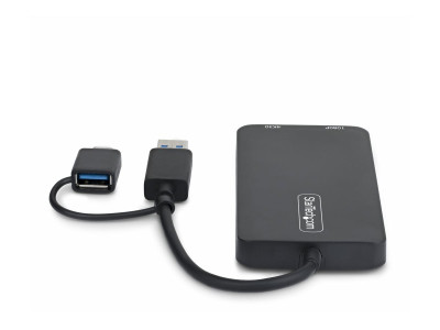 Startech : USB TO DUAL HDMI ADAPTER - USB-A OR C 1X 4K 30HZ 1X 1080P