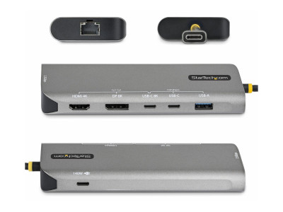Startech : USB4 MULTIPORT HUB 140W PD - DUAL 4K 144HZ 2.5GBE