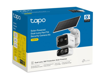 TP-Link : SOLAR-POWERED DUAL-LENS PAN/TILT SECURITY CAMERA kit