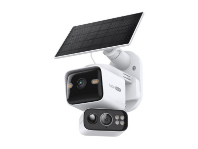 TP-Link : SOLAR-POWERED DUAL-LENS PAN/TILT SECURITY CAMERA kit