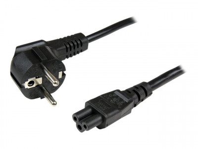Startech : CABLE ALIMENTATION en TREFLE 2M - SCHUKO CEE7 VERS IEC 320 C5