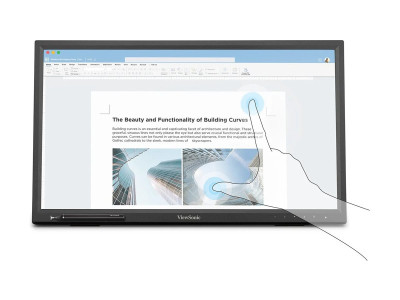 Viewsonic : TD2223-2 22IN 10P IR TOUCH 16:9 1920X1080 250CD 6MS BOOKSTAND