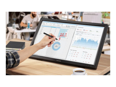 Viewsonic : TD2223-2 22IN 10P IR TOUCH 16:9 1920X1080 250CD 6MS BOOKSTAND