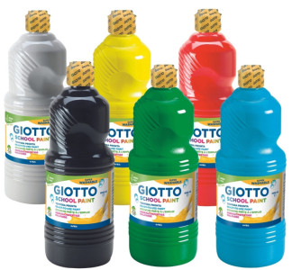 GIOTTO Gouache SCHOOL PAINT, 1.000 ml, assorti