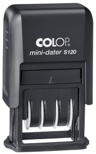 COLOP Tampon dateur mini-dater S120 D01, FR, noir