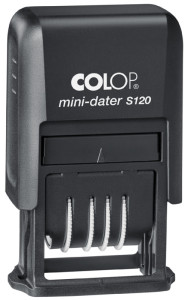 COLOP Tampon dateur mini-dater S120 SD, noir