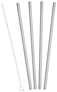 metaltex Paille, inox, longueur: 215 mm, droit