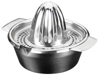 metaltex Presse-agrumes, inox, 2 pièces, argent metaltex Presse-agrumes, inox, 2 pièces, argent