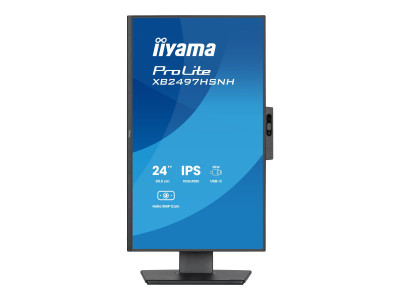 Iiyama : 24IN IPS FHD 350CD/HDMI/DP USB/USB-C/USB-C DOCK/HP avec CAM/HAS