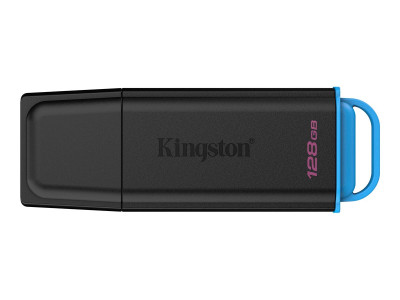 Kingston : 128GB PORTABLE USB 3.2 GEN 1 DATATRAVELER EXODIA BLACK/BLUE