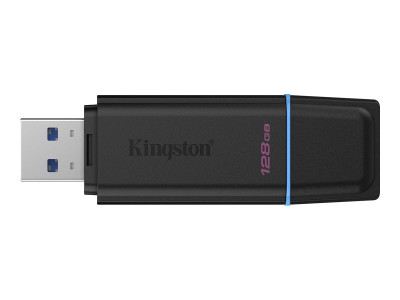 Kingston : 128GB PORTABLE USB 3.2 GEN 1 DATATRAVELER EXODIA BLACK/BLUE
