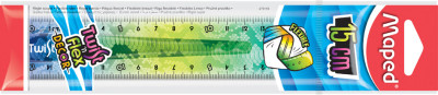 Maped Règle plate Twist'n Flex Animal, 150 mm, flexible
