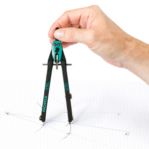STAEDTLER Compas à réglage rapide NORIX 555, jaune