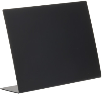 EUROPEL Ardoise de table, A5 paysage, set de 5, noir