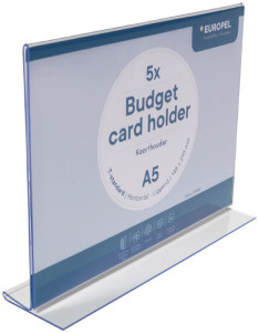 EUROPEL Porte-visuel Budget, A5 paysage, droit
