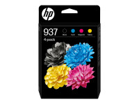 HP : HP 937 CMYK ORIGINAL INK cartridge 4-pack