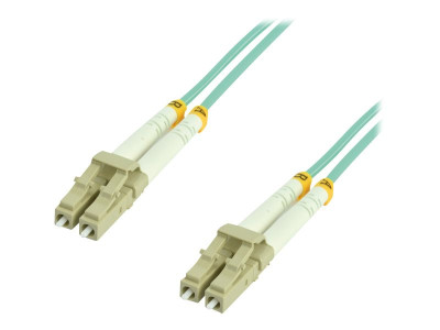 MCL Samar : FIBRE OPTIQUE OM3 DUPLEX 50/125 MULTIMODE - LC / LC - 0.5M