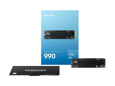 Samsung : SSD 990 M.2 2280 1TB PCIE 4.0 X4 NVME 2.0