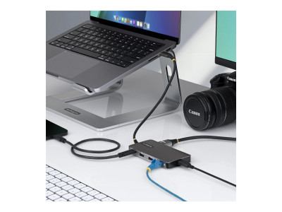 Startech : HUB MULTIPORT USB-C - HDMI 4K 60HZ 140W PD GBE
