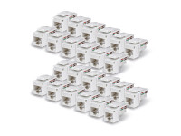 Startech : JACK KEYSTONE CAT6 LOT de 24 PRISES RJ45 110 PUNCH DOWN