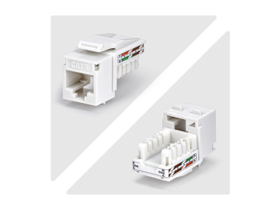 Startech : JACK KEYSTONE CAT6 LOT de 24 PRISES RJ45 110 PUNCH DOWN