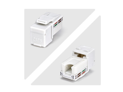 Startech : JACK KEYSTONE CAT6 LOT de 24 PRISES RJ45 110 PUNCH DOWN