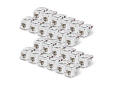 Startech : JACK KEYSTONE CAT6 LOT de 24 PRISES RJ45 110 PUNCH DOWN