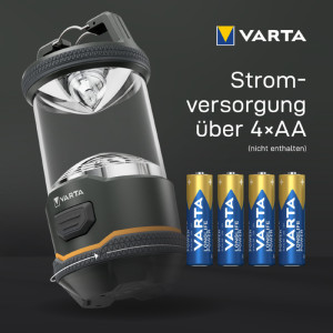 VARTA Campingleuchte / Outdoor-Laterne L10, anthrazit