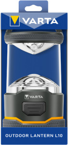 VARTA Campingleuchte / Outdoor-Laterne L10, anthrazit