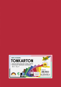 Restposten: folia Tonkarton, DIN A2, 180 g/qm, 12 Farben